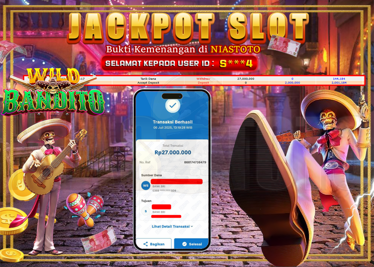Bukti Jackpot Lunas NiasToto