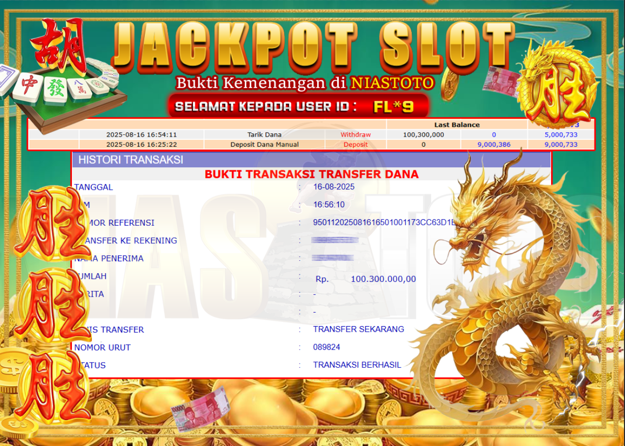 Bukti Jackpot Lunas NiasToto