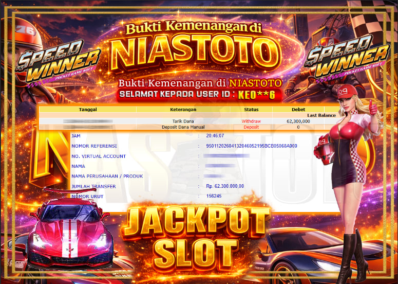Bukti Jackpot Lunas NiasToto