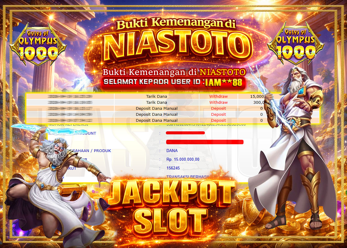 Bukti Jackpot Lunas NiasToto